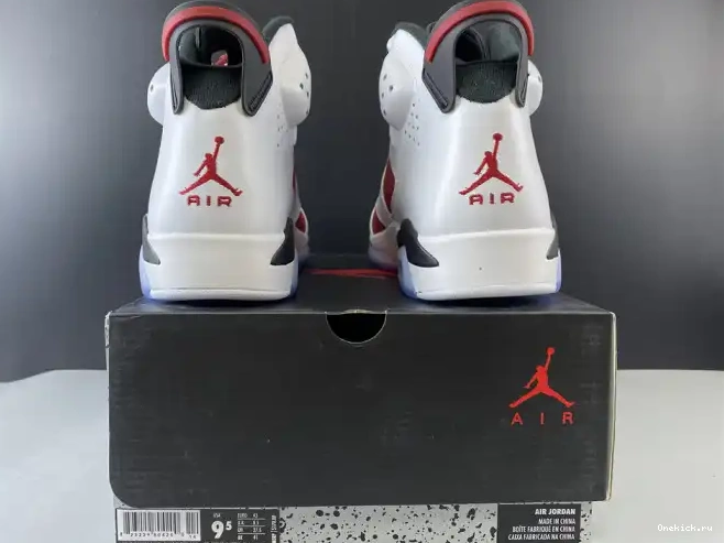 One Kick JORDAN RETRO 384664-160 AIR 6 'CARMINE' 2014 0524
